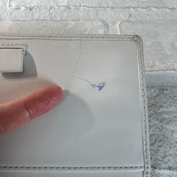 Coach Checkbook Cover Beige Signature‎ C Canvas Leather Trim - Picture 12 of 12